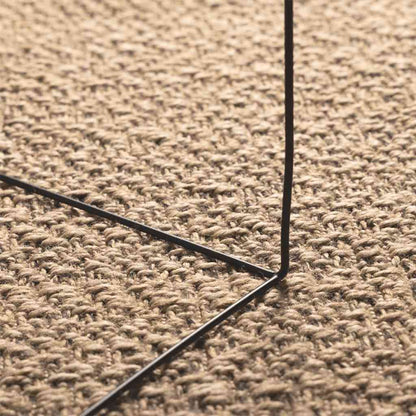 vidaXL Rug ZIZUR 120x170 cm Jute Look Indoor and Outdoor