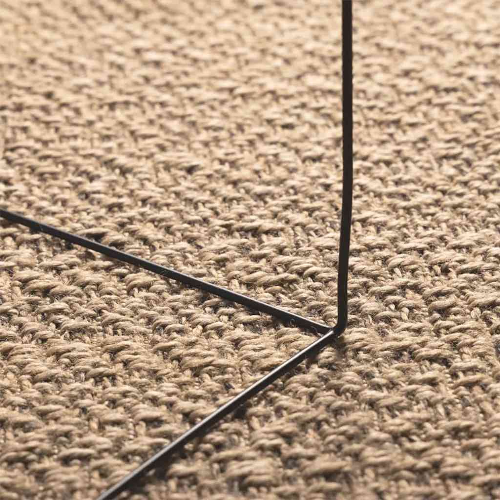 vidaXL Rug ZIZUR 200x290 cm Jute Look Indoor and Outdoor