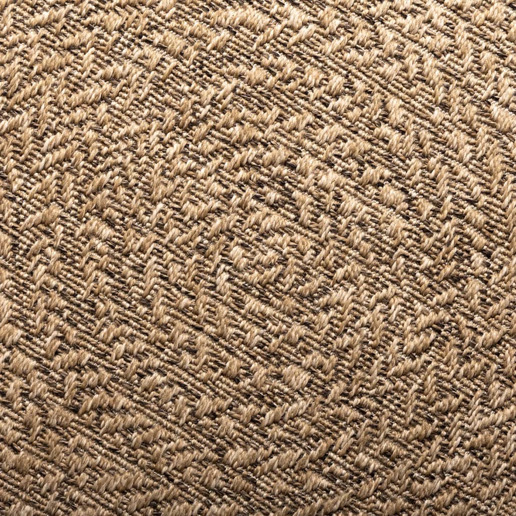 vidaXL Rug ZIZUR 90 cm Jute Look Indoor and Outdoor