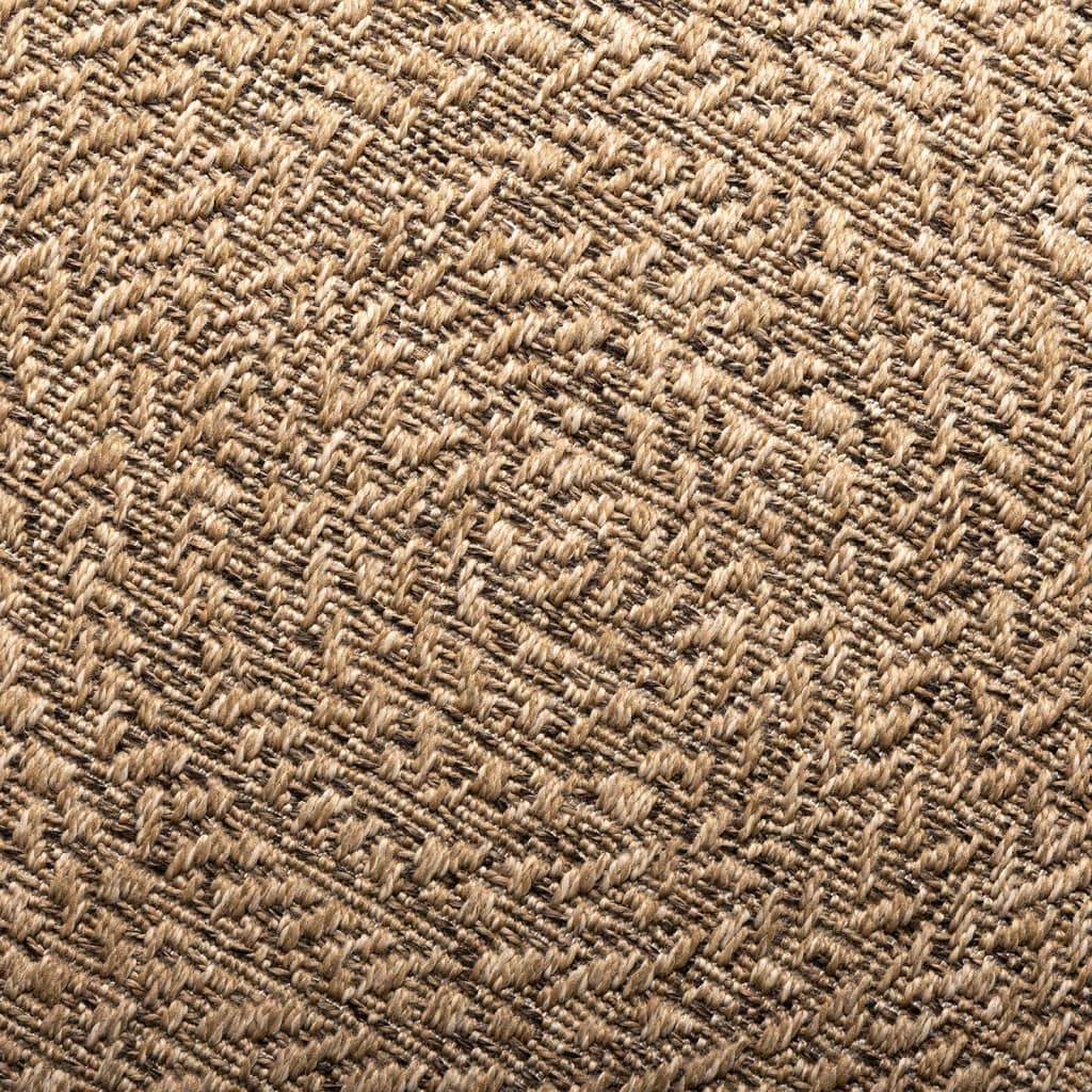 vidaXL Rug ZIZUR 160 cm Jute Look Indoor and Outdoor