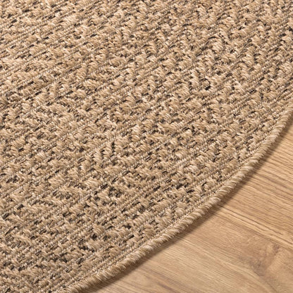 vidaXL Rug ZIZUR 160 cm Jute Look Indoor and Outdoor