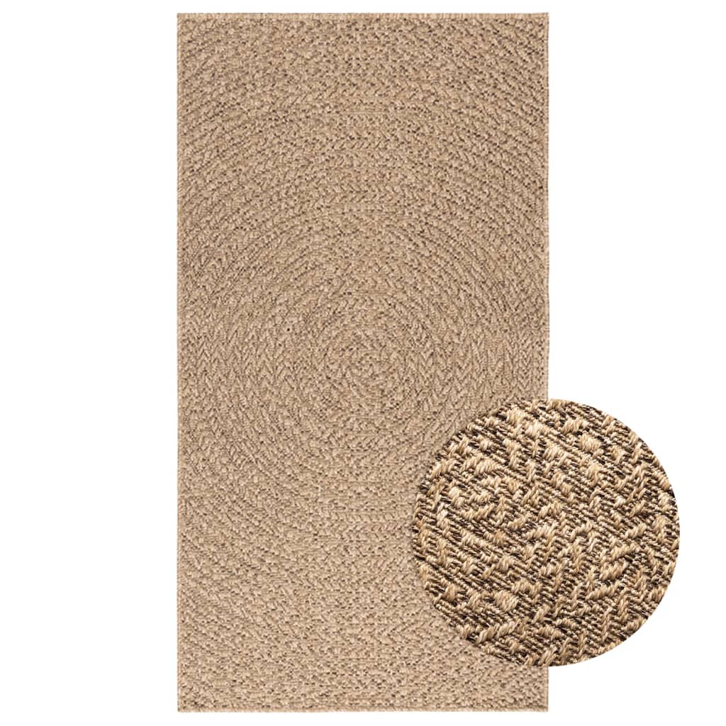 vidaXL Rug ZIZUR 80x150 cm Jute Look Indoor and Outdoor