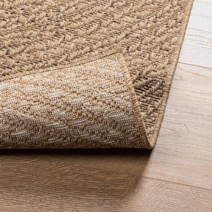 vidaXL Rug ZIZUR 80x150 cm Jute Look Indoor and Outdoor