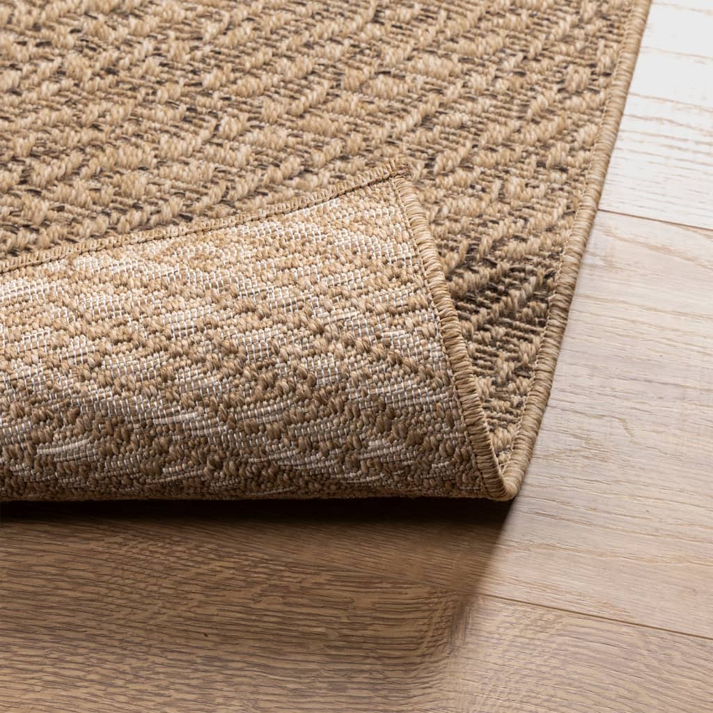 vidaXL Rug ZIZUR 80x150 cm Jute Look Indoor and Outdoor