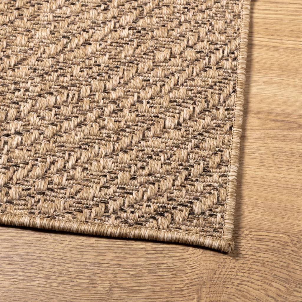 vidaXL Rug ZIZUR 80x150 cm Jute Look Indoor and Outdoor