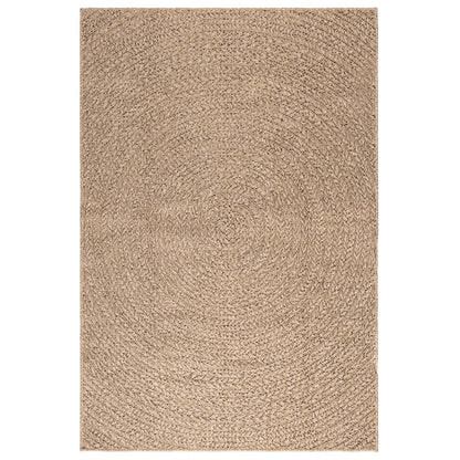 vidaXL Rug ZIZUR 120x170 cm Jute Look Indoor and Outdoor