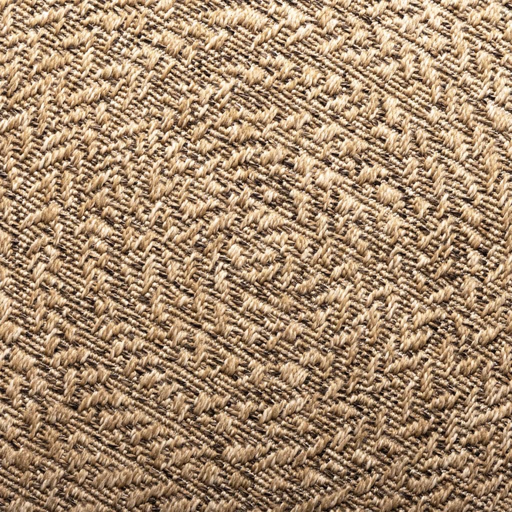 vidaXL Rug ZIZUR 120x170 cm Jute Look Indoor and Outdoor