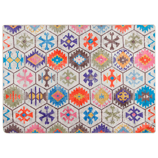 vidaXL Rug Washable Multicolour 80x150 cm