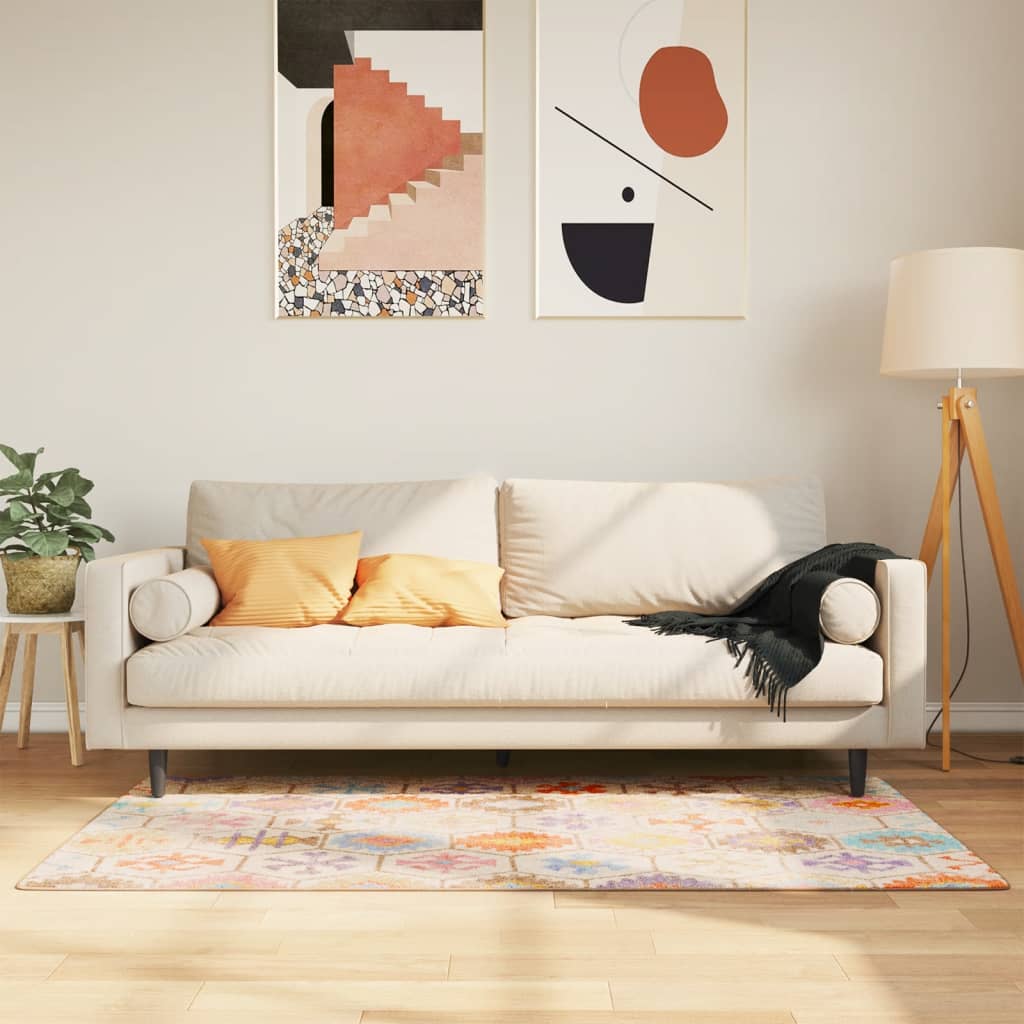 vidaXL Rug Washable Multicolour 80x150 cm