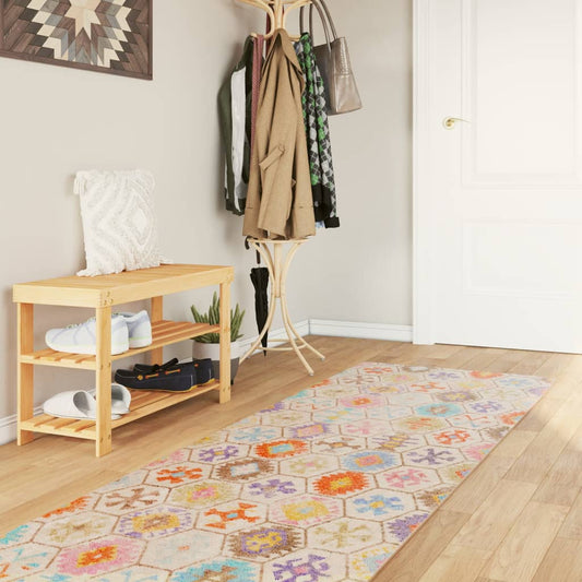 vidaXL Rug Washable Multicolour 80x300 cm