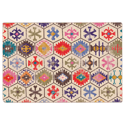 vidaXL Rug Washable Multicolour 120x180 cm