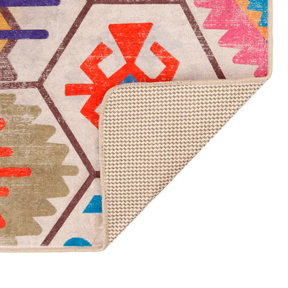 vidaXL Rug Washable Multicolour 190x300 cm