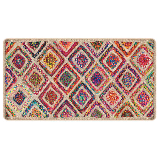 vidaXL Rug Washable Multicolour 80x150 cm Anti Slip