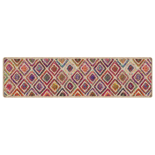 vidaXL Rug Washable Multicolour 80x300 cm