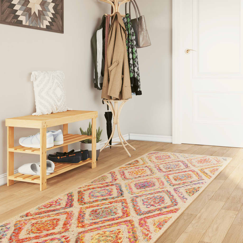 vidaXL Rug Washable Multicolour 80x300 cm