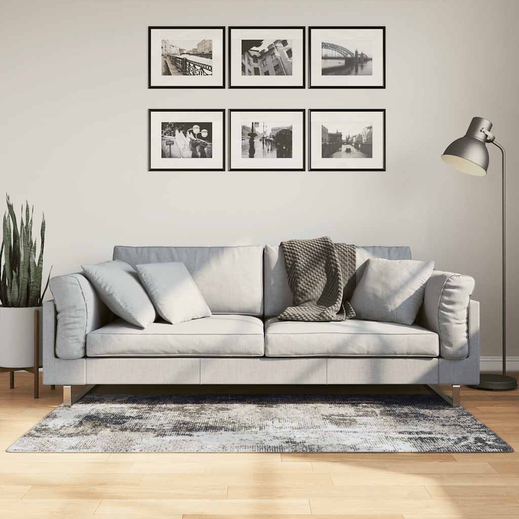 vidaXL Rug Washable Multicolour 80x150 cm