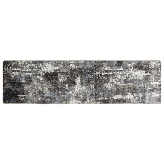 vidaXL Rug Washable Multicolour 80x300 cm Anti Slip