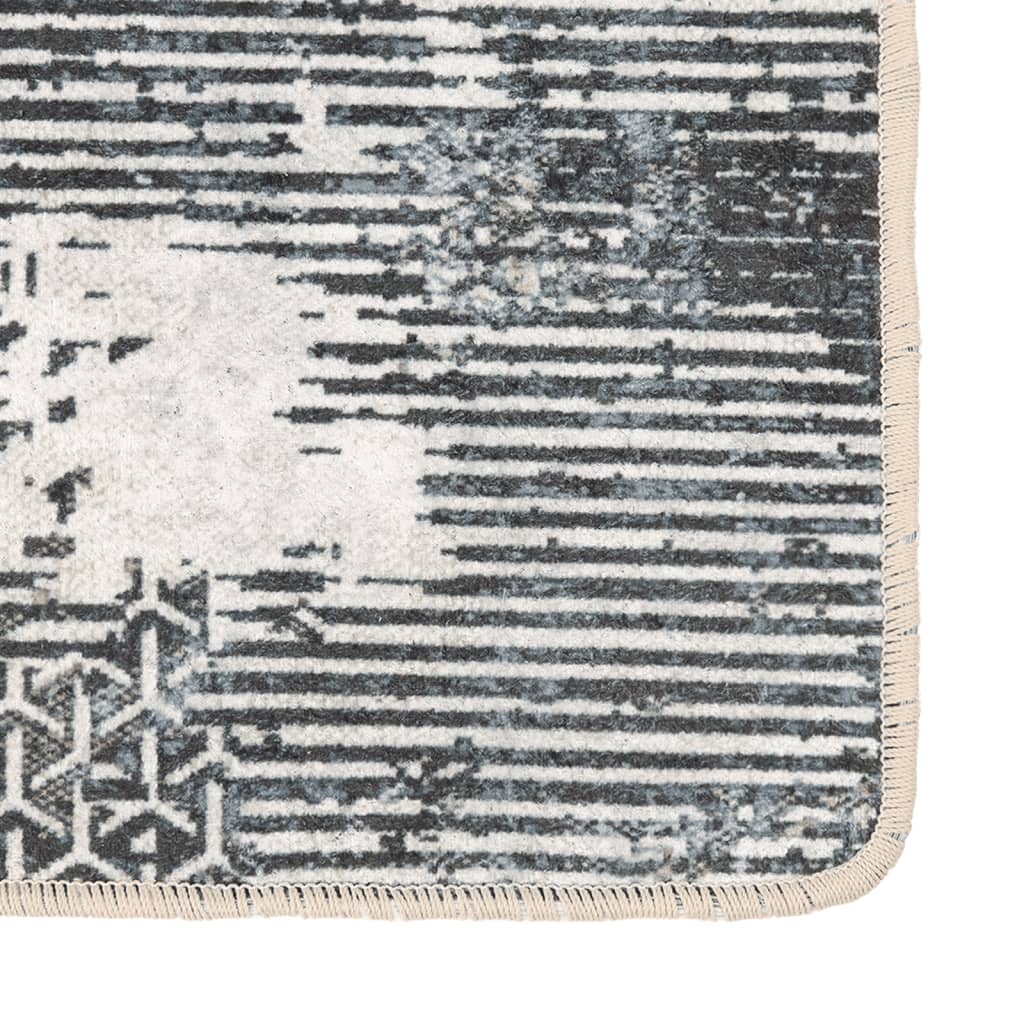 vidaXL Rug Washable Multicolour 120x180 cm Anti Slip