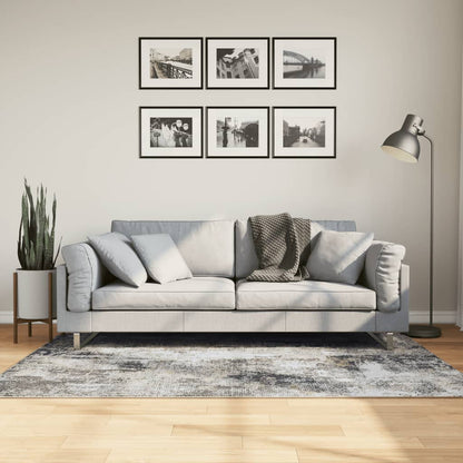 vidaXL Rug Washable Multicolour 120x180 cm Anti Slip