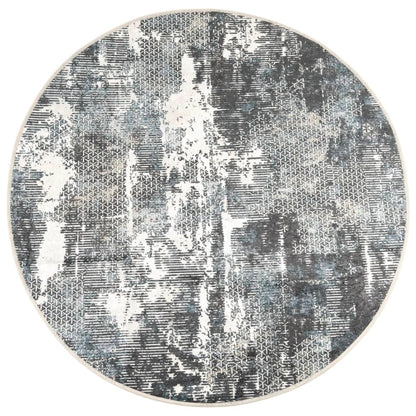 vidaXL Rug Washable Multicolour Ø 120 cm Anti Slip