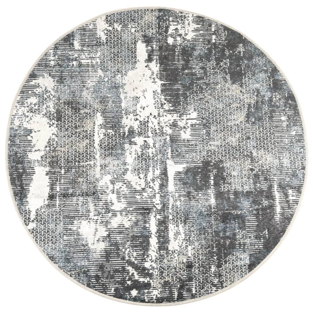 vidaXL Rug Washable Multicolour Ø 120 cm
