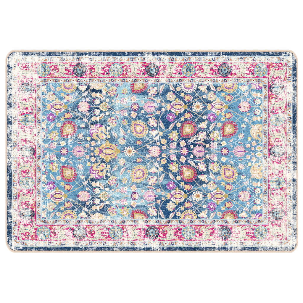 vidaXL Rug Washable Multicolour 120x180 cm