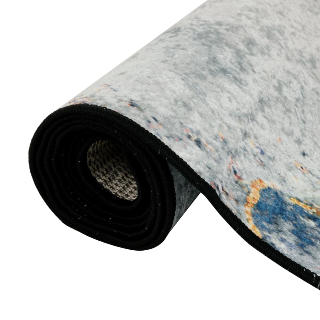 vidaXL Rug Washable Multicolour 80x300 cm