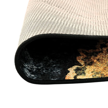 vidaXL Rug Washable Multicolour Ø 120 cm