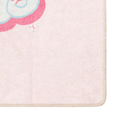 vidaXL Kids'Rug Pink 160x230 cm Unicorn Washable