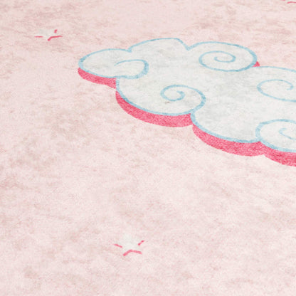 vidaXL Kids'Rug Pink 160x230 cm Unicorn Washable