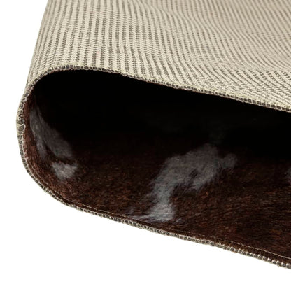 vidaXL Rug Brown and White 120x170 cm Cow Pattern Washable
