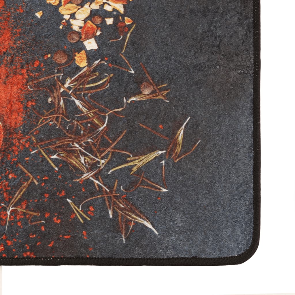 vidaXL Kitchen Rug Multicolour 60x180 cm Washable