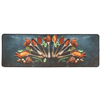 vidaXL Kitchen Rug Multicolour 60x180 cm Washable