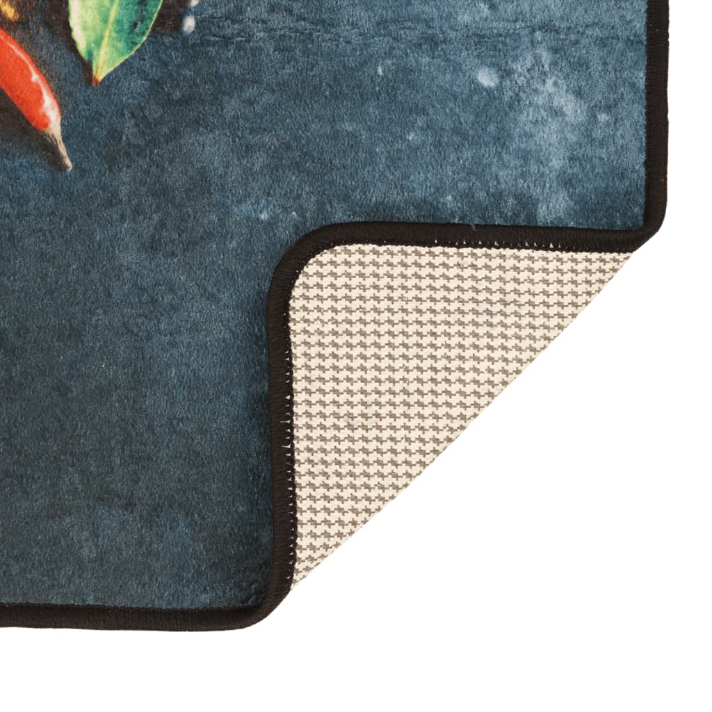 vidaXL Kitchen Rug Multicolour 60x180 cm Washable