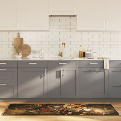 vidaXL Kitchen Rug Multicolour 60x180 cm Washable
