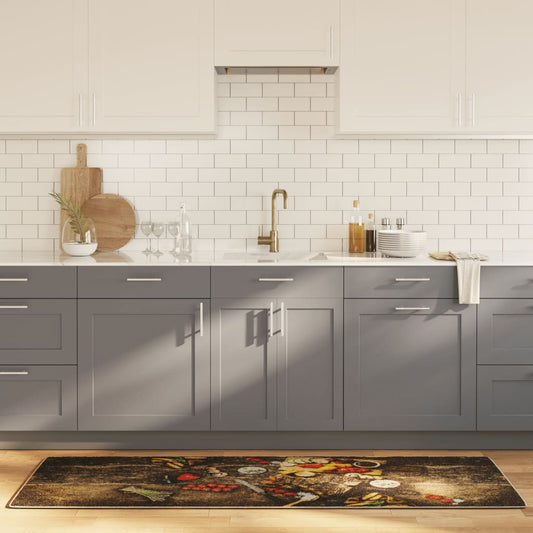 vidaXL Kitchen Rug Multicolour 60x180 cm Washable