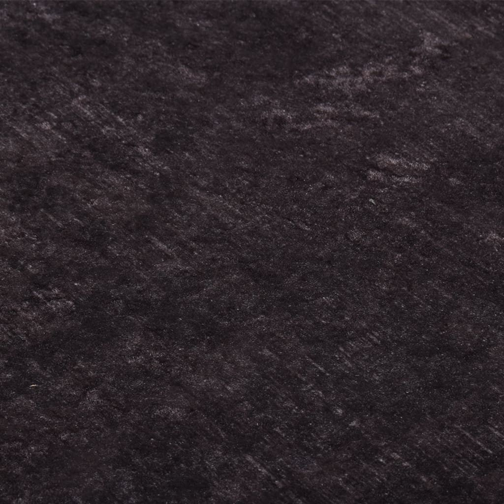 vidaXL Rug Washable Black and Gold 400x300 cm