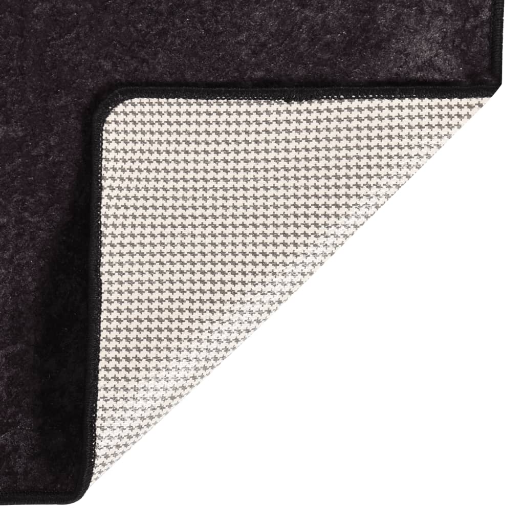 vidaXL Rug Washable Anthracite 400x300 cm