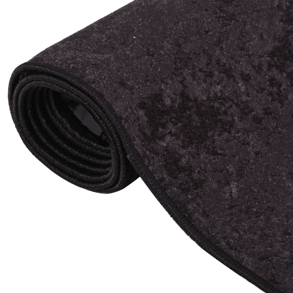 vidaXL Rug Washable Anthracite 400x300 cm