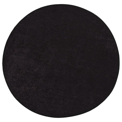 vidaXL Rug Washable Anthracite Ø 200 cm
