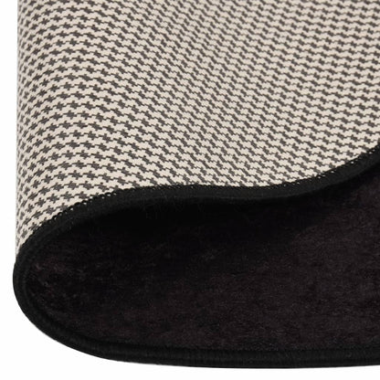 vidaXL Rug Washable Anthracite Ø 200 cm