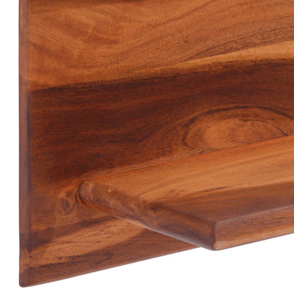 vidaXL Wall Shelves 2 pcs 112x20x26 cm Solid Wood Acacia