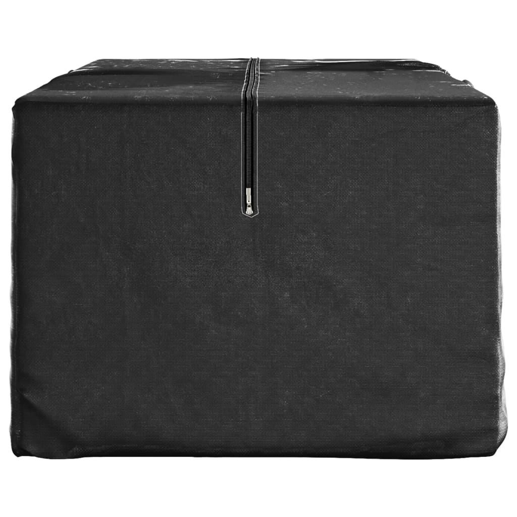 vidaXL Christmas Tree Storage Bag Black 135x40x55 cm Polyethylene