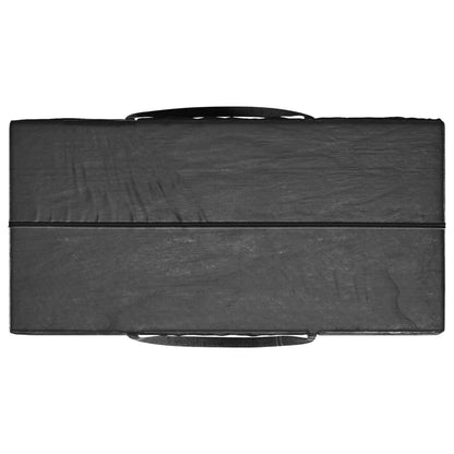 vidaXL Christmas Tree Storage Bags 2 pcs Black Polyethylene