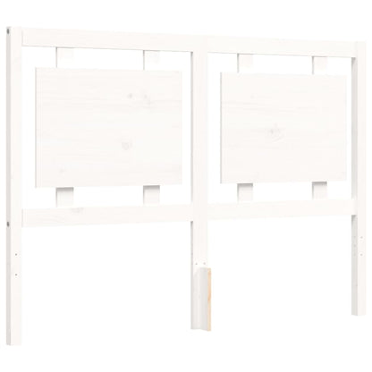 vidaXL Bed Frame without Mattress White 120x200 cm Solid Wood Pine
