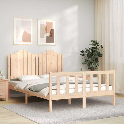 vidaXL Bed Frame without Mattress 140x200 cm Solid Wood Pine