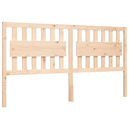 vidaXL Bed Frame without Mattress Super King Size Solid Wood Pine