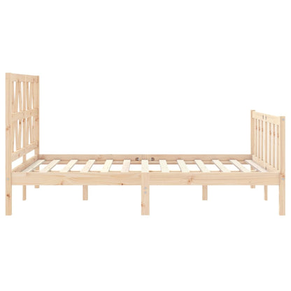 vidaXL Bed Frame without Mattress 140x200 cm Solid Wood Pine