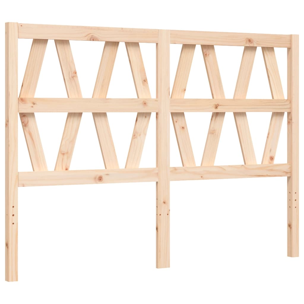 vidaXL Bed Frame without Mattress 140x200 cm Solid Wood Pine