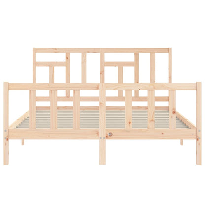 vidaXL Bed Frame without Mattress 160x200 cm Solid Wood Pine